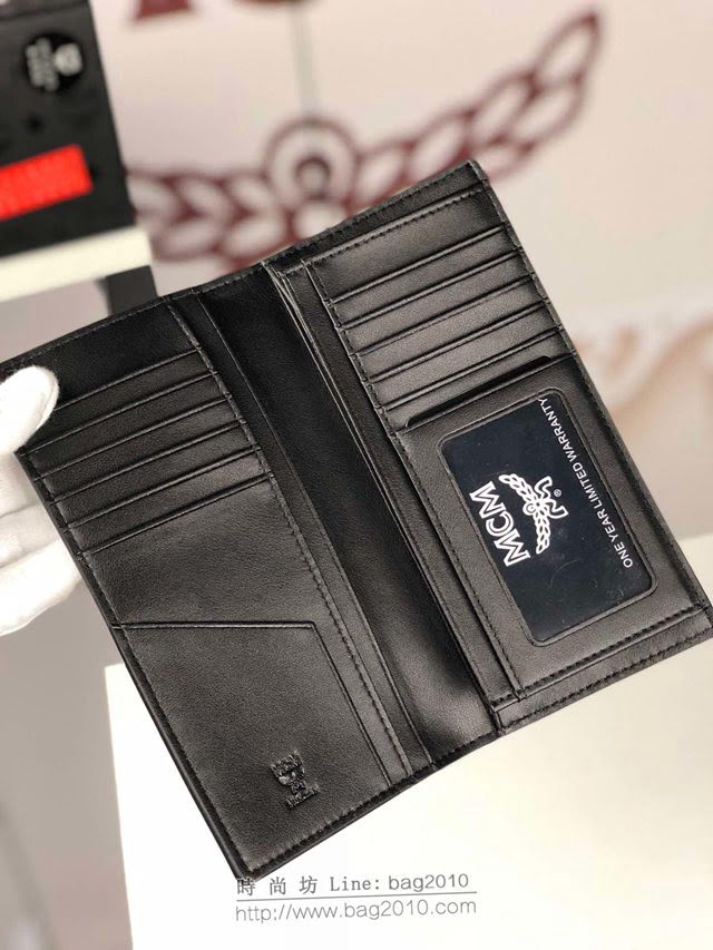 MCM錢包 原單 8020 慕尼克獅子迷彩 OTTOMAR兩折長款錢夾 MCM男士錢夾  mdmc1450